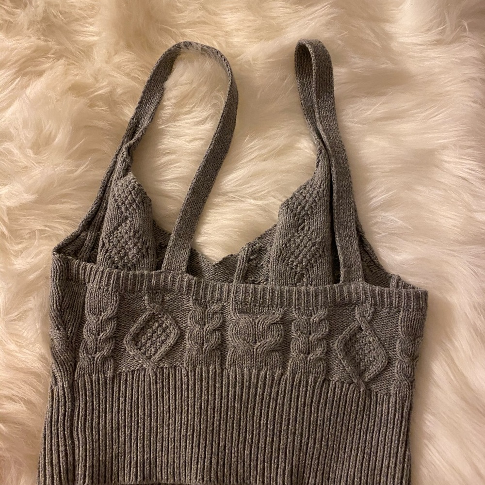 Grey tank/bathing suit cover - Picture 4 of 4